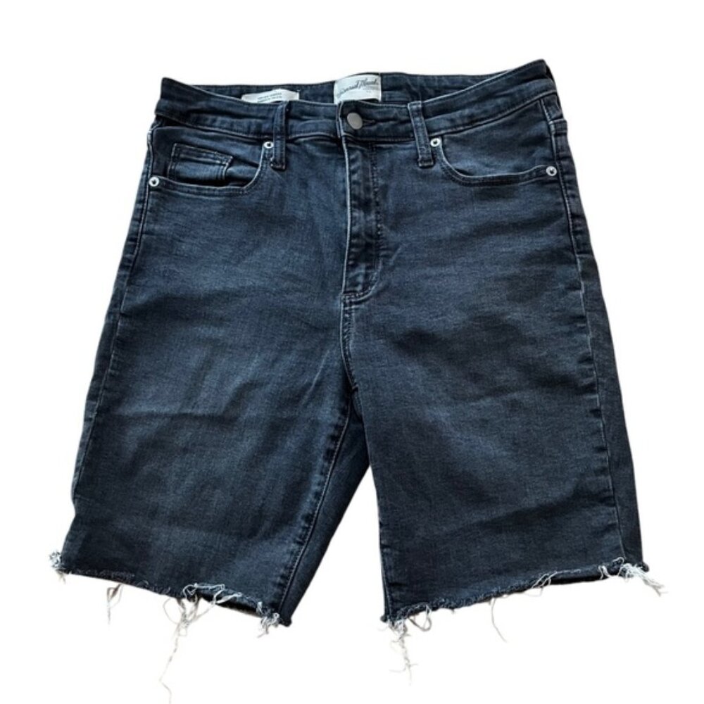 Universal Thread High Rise Bermuda 8" Jean Shorts Jorts Size 8
